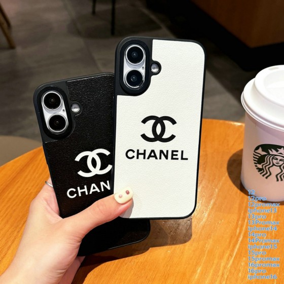 Trendy Branded Phone Cases for iPhone 16/15/14/13/12/11 Pro Max/Plus - Shockproof Phone Covers